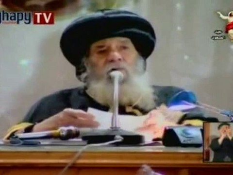 Réunion du Pape Shenouda III 12.05.2010:Lumière & Obscurité