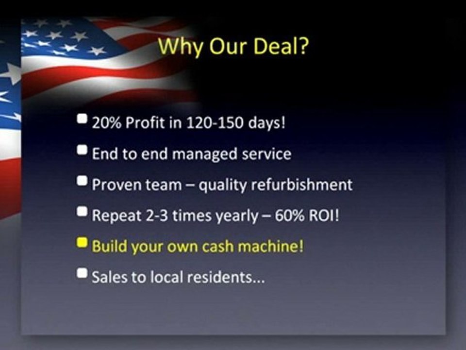 Part 6: USA Property Investment Presented By Rod Thomas