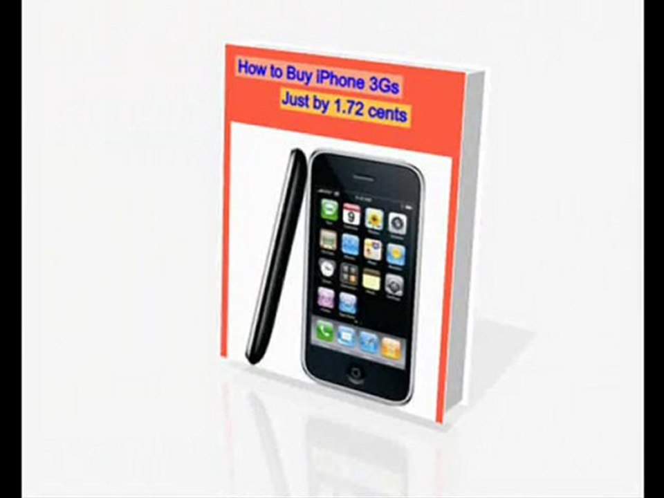 Buy iPhone 3Gs just by 1.72 cents