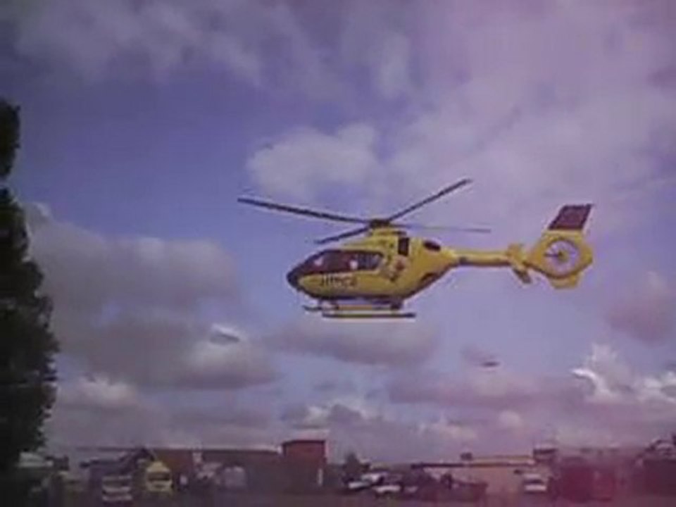 Landing helicopter Burgum