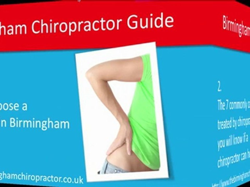 Chiropractor Birmingham - How to find a good Chiropractic i