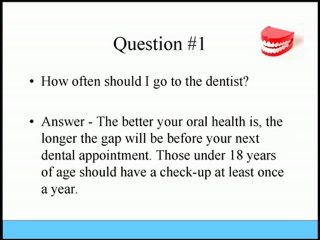 How often to visit Dentist - Stafford