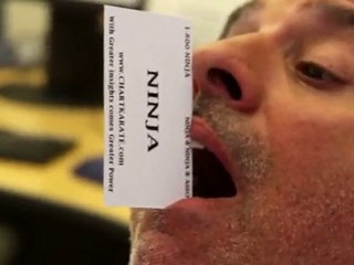 Office Ninja Destorys Monitor