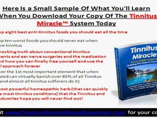 How To Stop Tinnitus - Tinnitus Ebook Download