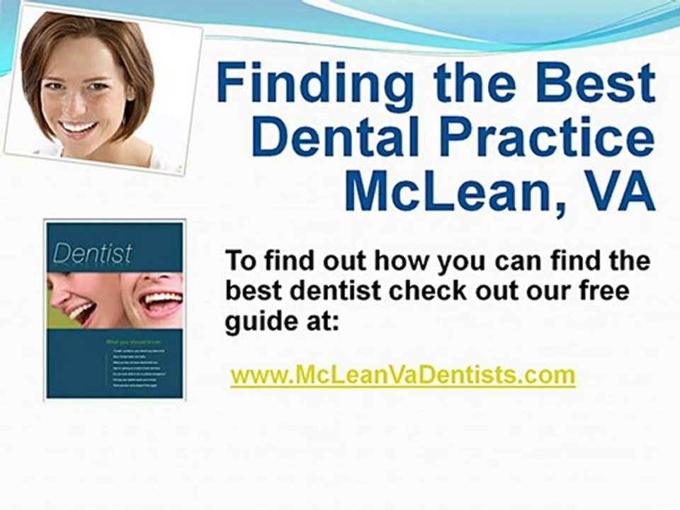 Best McLean VA Dentists Dental Care