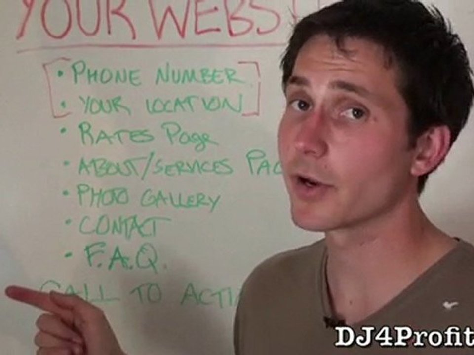 Mobile DJ Website - What MUST have on your site!