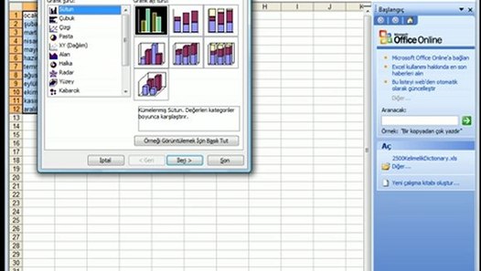 excelde grafik ekleme Dailymotion Video