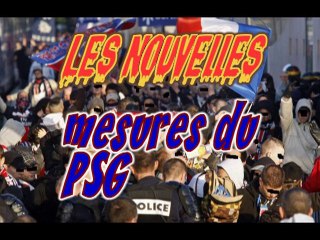 Nouvelles mesures annoncées pour les supporters du PSG