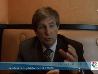 Mr Gauthier présente la future norme « ISO 26000 »