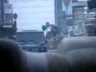 Joe Jonas conduciendo en L.A