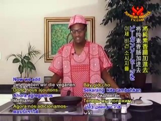 Setswana Samp and Brown Sugar Beans with Vegan Sausage