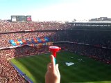 Hymne de barcelone  FC Barcelone - Valladolid