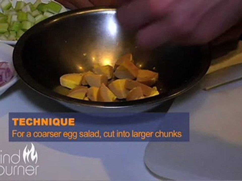 Smoked Egg Salad with Angelo Sosa at Xie Xie, NYC