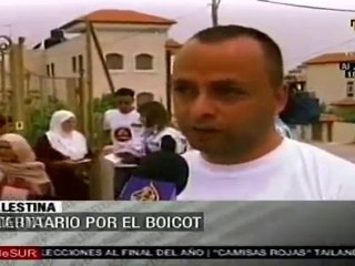 Palestinos inician boicot contra productos israelíes