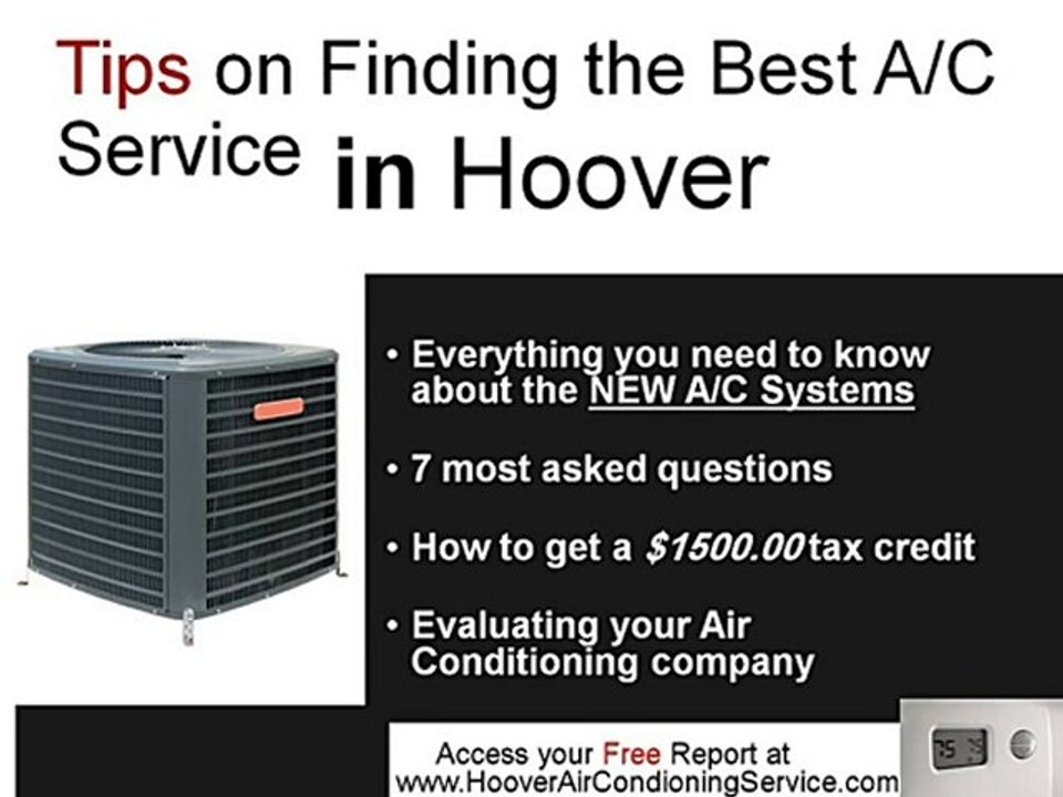 Hoover Air Conditioning Service