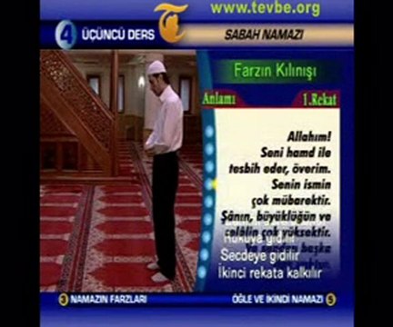 Sabah Namazı Nasıl Kılınır Videolu Anlatım tevbe.org