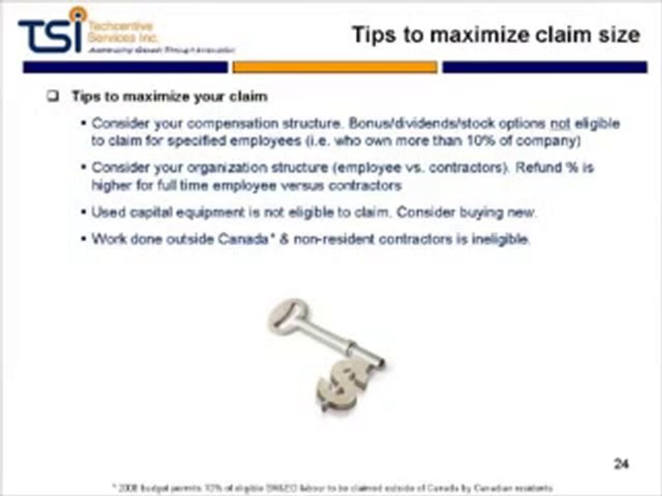 The SR&ED Tax Credit Program: Part 3