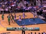 Kevin Garnett drives to the bucket and finishes with the flu