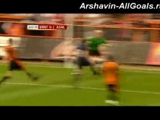 Все голы Аршавина.18.07.2009.Барнет-Арсенал 2:2, 43'