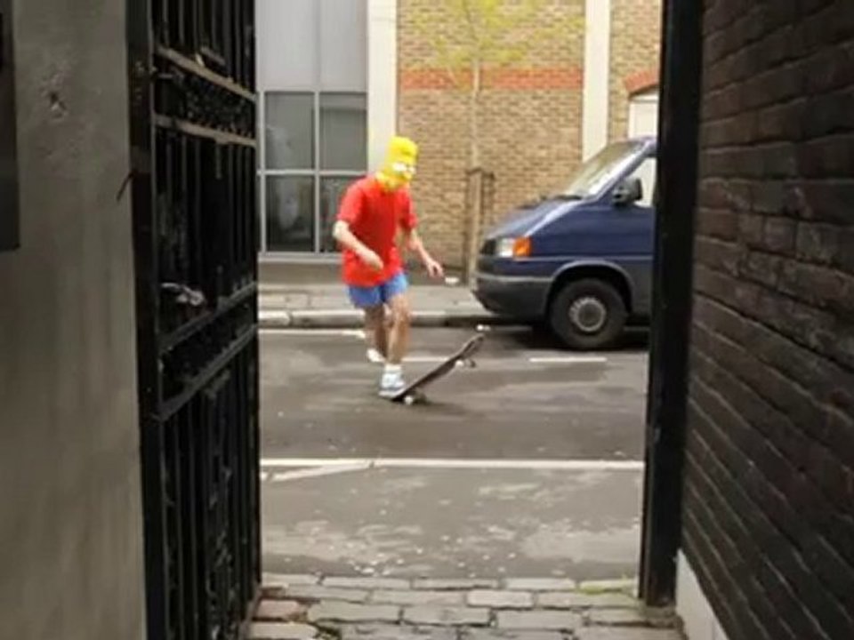 Bart Simpson a Londra