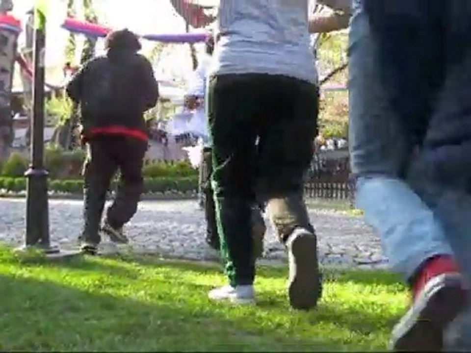 Chicken Flash Mob in Ankara