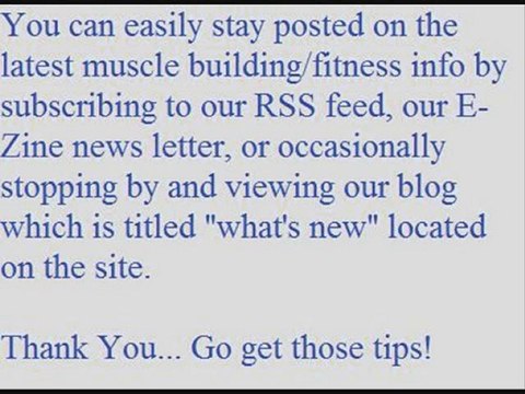 How to build muscle faster? Free muscle building tips websit