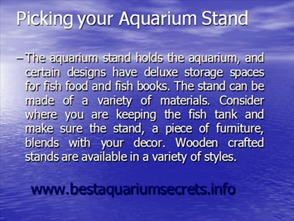 aquarium installation