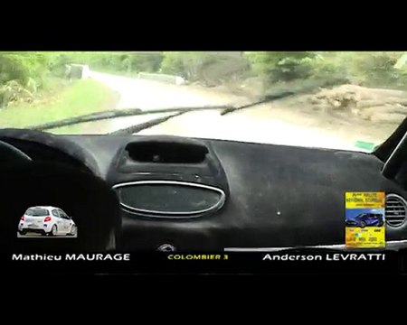 MATHIEU MAURAGE - CAMERA EMBARQUEE RALLYE DE L'ECUREUIL 2010