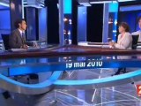 Martine Aubry invitée du JT sur les retraites