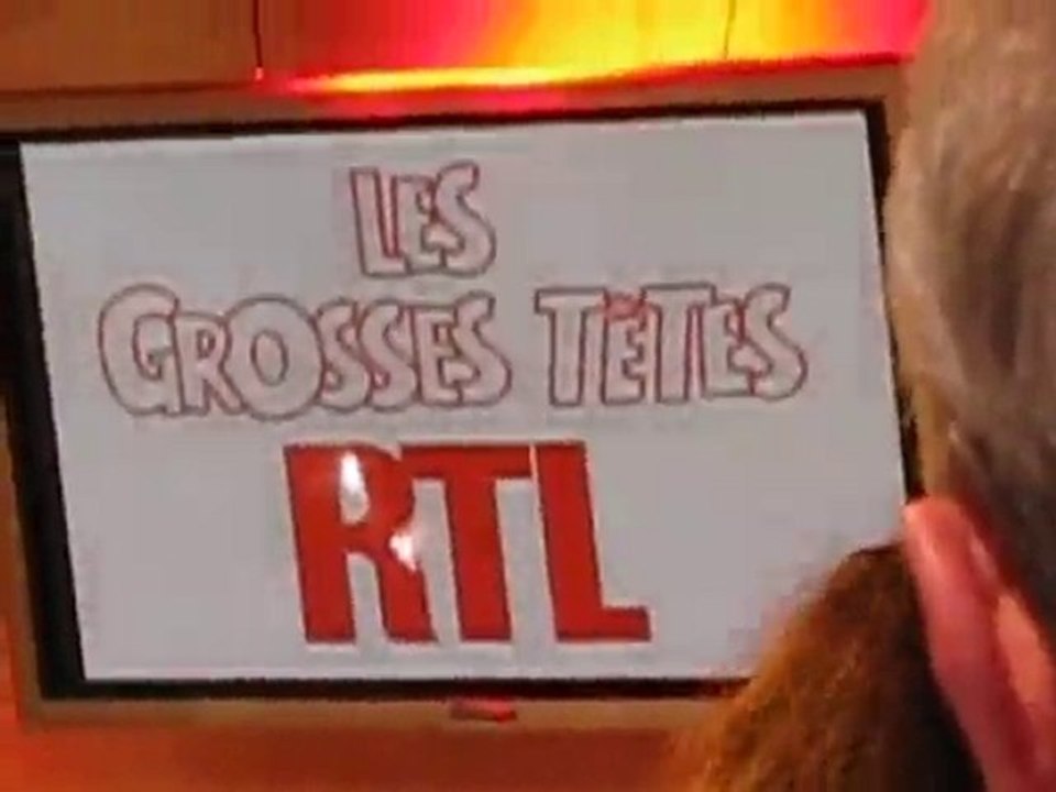 19 mai 2010 :  EXTR.01  "LES GROSSES TETES" ( RTL)