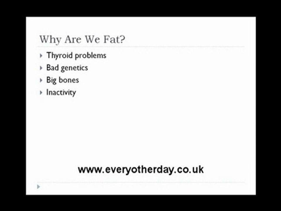 Why We Are Fat and What We Can Do to Change It