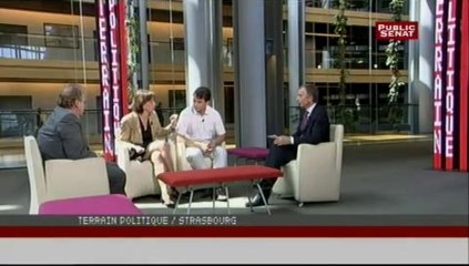 TERRAIN POLITIQUE,A Strasbourg avec Daniel Cohn-Bendit, Député européen vert