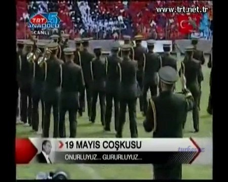19 Mayıs Jandarma bandosu gösterisi TRT 2010