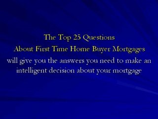 NJ First Time Home Buyer Loans