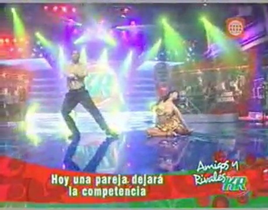 Lucecita fue eliminada del reality de baile Amigos y Rivales