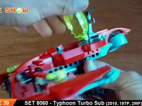 LEGO 8060 : LEGO Atlantis Typhoon Turbo Sub Video Review