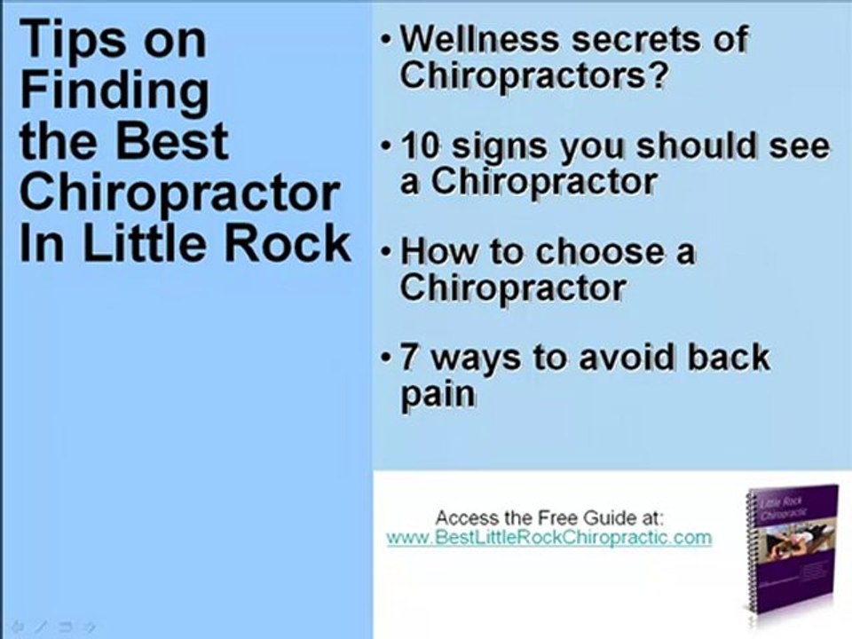 Little Rock Chiropractic, find the Best Chiropractor in Lit