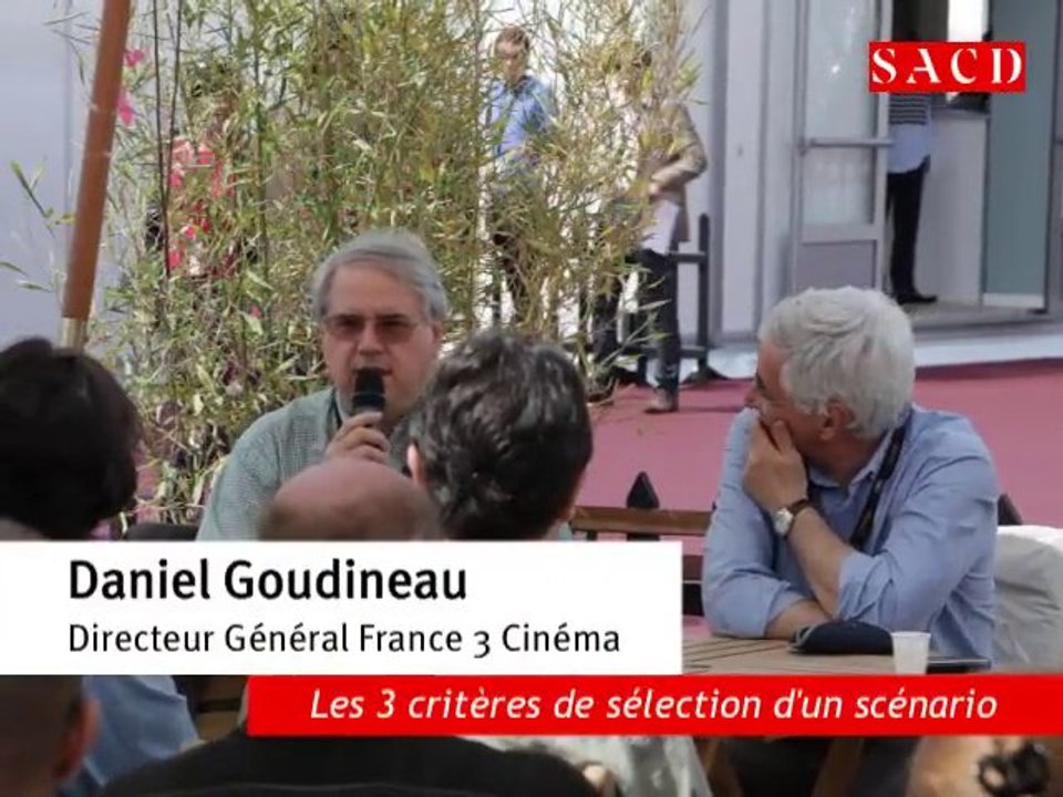 Daniel Goudineau : les 3 critères de sélection d'un scénario