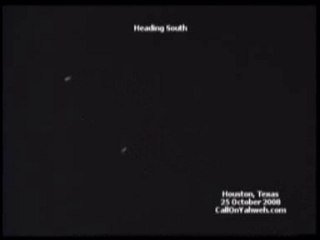 CLOSE UP UFO Ovni  Houston Texas - 25 October 2008