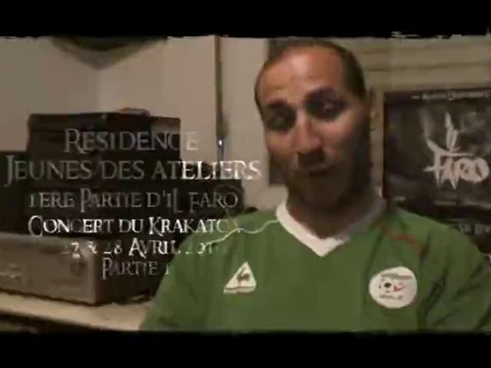 Reportage sur la 1ère partie d'iL Faro concert au Krakatoa