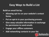 Email List Building: Learn to Grow Your Email Marketing List