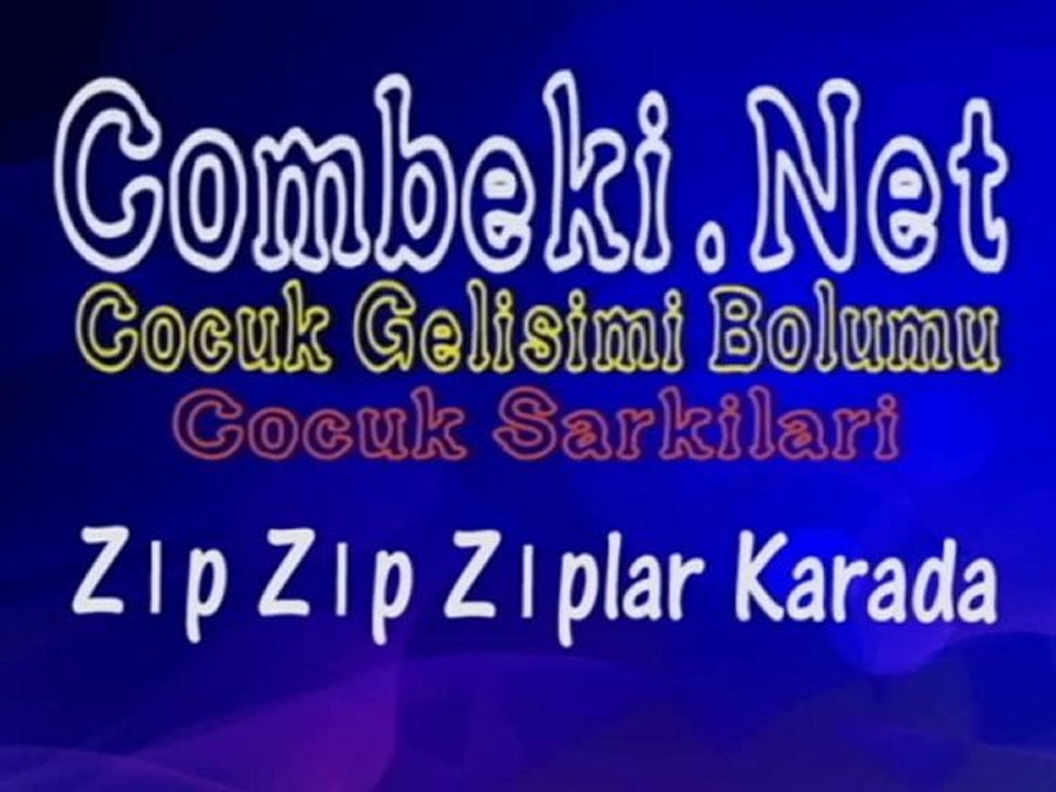 Zıp Zıp Zıplar Karada - Çocuk Şarkıları