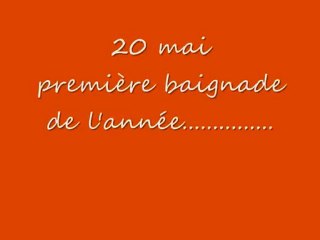 Première baignade de l'année