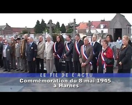 Commemoration du 8 mai 45 à Harnes