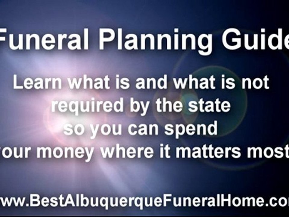 Choosing a Funeral Home in Albuquerque.