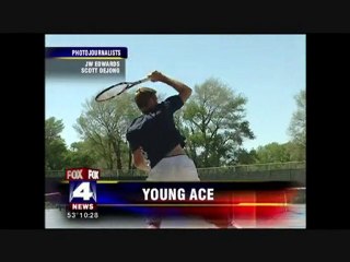 Fox Sports interviews Coach Mike Wolf and Jack Sock.