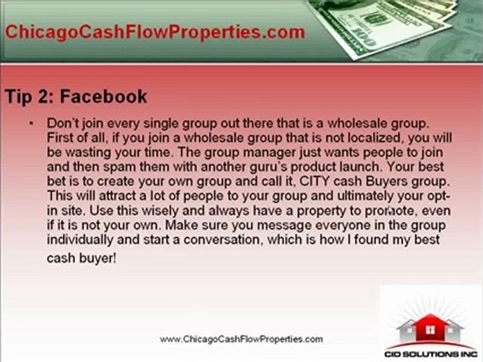 5 Tips On Finding Cash Buyers Online