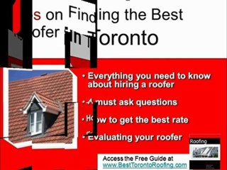 How to Get the Best Roof Repairs in Toronto