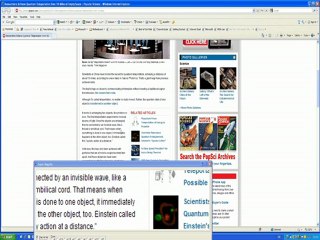 Teleportation True. "Beam me up Scotty" real life.