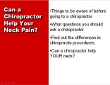 Chiropractic Neck Pain, Tulsa Chiropractor, Tulsa Chiroprac